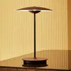Image de MARSET Ginger lampe de table LED rechargeable bois, chêne/blanc