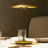 Image de Lampe de table LED rechargeable MARSET Ginger, aluminium, laiton, à intensité