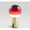 Image de Lampe à poser rechargeable MARSET Dipping Light, rouge/laiton, à intensité