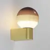 Image de Applique murale LED MARSET Dipping Light A1, marron/laiton