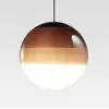 Image de Suspension LED MARSET Dipping Light, Ø 13 cm, marron