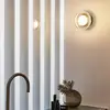 Image de Applique d'extérieur LED MARSET Roc, Ø 14 cm, noir/translucide