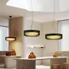Image de Suspension LED MARSET Ringo, Ø 70 cm, gris fumé foncé