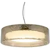 Image de Suspension LED MARSET Ringo, Ø 90 cm, gris fumé, plastique