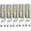 Image de JANDEI - Lot de 5 ampoules LED G9, 6W, blanc naturel 4200K, 400 lumens, angle de 360 degrés, non dimmable.