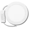 Image de JANDEI - Plafonnier LED 12W, rond, lumière blanc naturel 4200K, boîtier en aluminium blanc mat, pour la maison, le bureau, le magasin, d’encastrement, alim incluse, écoénergétique