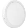 Image de JANDEI - Downlight LED 18W 3000K rond surface blanche. Parfait pour la maison, le salon, le couloir, le bureau.