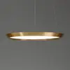 Image de LEDS-C4 Saturn suspension LED laiton satiné Ø60 cm