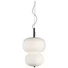 Image de Grok Ilargi - LED Globe Plafonnier Pendentif Frêne Foncé Blanc Mat Coupe Phase Gradation 39.5cm 3195lm 2700K