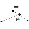 Image de Grok Invisible - Suspension LED Plafonnier Noir Mat Coupe Phase Gradation 2295lm 2700K