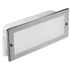 Image de Forlight Encastrés De Mur Ip44 Tamesis E27 15W Acier Inoxydable