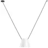 Image de Leds-C4 Attic - Suspension décorative au plafond blanc mat noir mat 1x E27 / 75cm x 100cm