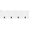 Image de Leds-C4 Attic - Suspension décorative au plafond noir mat 4x E27 / 75cm x 400cm