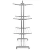 Image de InnovaGoods® Séchoir Pliable Vertical avec Roues Folver 24 Barres, sèche Le Linge de manière Confortable et Pratique, avec 24 Barres, Design Pliable et avec Roues, idéal pour la Maison.