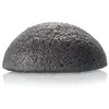 Image de Éponge visage Konjac avec cendre de bambou active - Aide à nettoyer les pores, à éliminer les points noirs et à absorber l'excès de sébum - Idéale pour les peaux grasses et acnéiques - USU Cosmetics