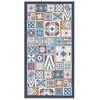 Image de Panorama Tapis Vinyle - Modèle Style Carreaux Ciments Multicoleur 80x200 cm - Différentes Tailles - Deco Maison, Cuisine, Chambre et Exterieur