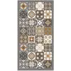 Image de Panorama Tapis Vinyle - Modèle Carreaux Ciments Orange 60x110 cm - Différentes Tailles - Deco Maison, Cuisine, Chambre et Exterieur