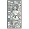 Image de Panorama Tapis Vinyle - Modèle Style Carreaux Ciments Bleu 140x200 cm - Différentes Tailles - Deco Maison, Cuisine, Chambre et Exterieur