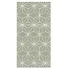 Image de Panorama Tapis Vinyle du Sol Cuisine Salle de Bain - Différentes Tailles - (Lignes d'Étoiles Vertes 60x110 cm)