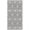 Image de Panorama Tapis Vinyle du Sol Cuisine Salle de Bain - Différentes Tailles - (Lignes d'Étoiles Grises 60x110 cm)