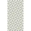 Image de Panorama Tapis Vinyle du Sol Allée - Différentes Tailles - (Géométrie Verte 80x200 cm)