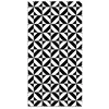 Image de Panorama Tapis Vinyle du Sol Salon - Différentes Tailles - (Géométrie Noir 160x230 cm)