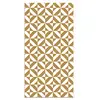 Image de Panorama Tapis Vinyle du Sol Cuisine Salle de Bain - Différentes Tailles - (Géométrie Moutarde 80x150 cm)