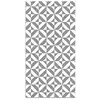 Image de Panorama Tapis Vinyle du Sol Cuisine Salle de Bain - Différentes Tailles - (Géométrie Grise 80x150 cm)
