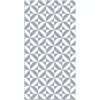 Image de Panorama Tapis Vinyle du Sol Cuisine Salle de Bain - Différentes Tailles - (Géométrie Bleue 60x110 cm)