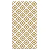 Image de Panorama Tapis Vinyle du Sol Allée - Différentes Tailles - (Carrés Moutarde 80x250 cm)