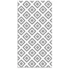 Image de Panorama Tapis Vinyle du Sol Salon - Différentes Tailles - (Carrés Gris 300x200 cm)