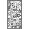 Image de Panorama Tapis Vinyle - Modèle Style Carreaux Ciments Gris 60x200 cm - Différentes Tailles - Deco Maison, Cuisine, Chambre et Exterieur