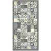 Image de Panorama Tapis Vinyle - Modèle Carreaux Ciments Cuisine Bleu 60x250 cm - Différentes Tailles - Deco Maison, Cuisine, Chambre et Exterieur