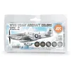 Image de AK Acrylics 3Gen AIRCRAFT SET AK11733 WWII USAAF Aircraft Colors Vol.2 SET 3G (8x17ml)