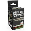 Image de AK REAL COLORS SET RCS108 WWII RAF Temperate Land Scheme (4x17ml)