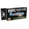 Image de AK Real Colors RCS111 WWII US Navy & USMC Aircraft Colors (6 x 17 ML)