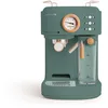 Image de CREATE / THERA RETRO PRO/Machine à espresso semi-automatique Vert sauge / 20 bar, bac à lait, égouttoir, deux becs verseurs, capacité 1,5l, pour café moulu, 1250W