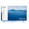 Image de CREATE / TV Color Studio/Téléviseur Smart TV QLED 4K 50" Bleu Cobalt/Écran antireflet, contrôle Vocal, capteur de luminosité, Dolby Atmos, Low Blue Light & Flicker Free, HDMI TM