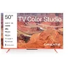 Image de CREATE / TV Color Studio/Téléviseur Smart TV QLED 4K 50" Brique/Écran antireflet, Finition Mate, contrôle Vocal, capteur de luminosité, Dolby Atmos, Low Blue Light & Flicker Free, HDMI TM