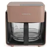 Image de CREATE/AIR FRYER STUDIO CRYSTAL/Friteuse sans huile 4,2 L sans vaporisateur d’eau moka/Capacité 5-6 portions, 6 programmes, plateau en verre, contrôle du temps et de la température, 1300W