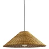 Image de LEDS C4 Lampe à Suspension Caribe Ø600 E27 15W Noir Rotin Naturel 722Lm