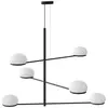 Image de LEDS-C4 Coco Chandelier suspension, noire/blanche