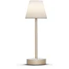 Image de Lampe à poser MOOVERE 30cm hauteur extérieur/intérieur avec Batterie rechargeable (ø11x32 cm) (Brass Laiton)