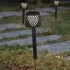 Image de Newgarden lampe solaire LED Gretita, noir, piquet de terre, 4 pièces