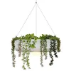 Image de Newgarden Jardinière Ronde Suspendue avec éclairage sans Fil Elba 39 cm de diamètre