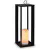 Image de SIROCO-Lampe d'extérieur sans fils Ampoule rechargeable Métal H30cm Noir New Garden
