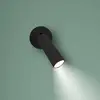 Image de Applique murale LED rechargeable Newgarden Roll 4, noir, orientable