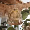 Image de Suspension Newgarden Positano, naturel, jonc de mer, Ø33cm, IP44