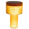 Image de newgarden - Lampe de table Ambar à lumière LED chaude avec charge solaire ou batterie rechargeable pour extérieur ou intérieur. Conçue en Espagne