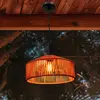 Image de Suspension Newgarden Calabardina, marron, cordon, Ø30cm, IP44